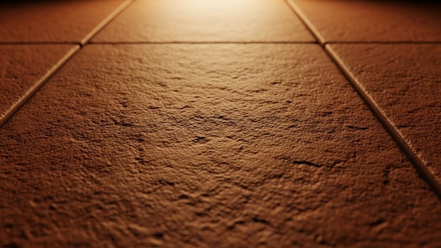 A close up of a brown tile floor photo