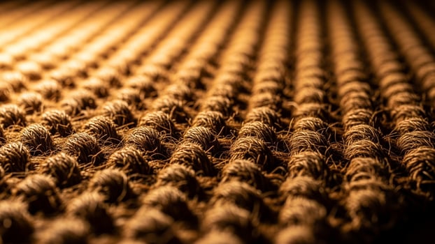 A close up of a carpet with many small wavy lines photo