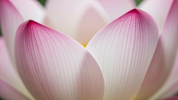 A close up of a lotus flower photo