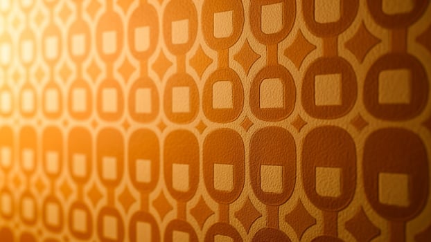 A close up of a wall with a pattern of circles photo