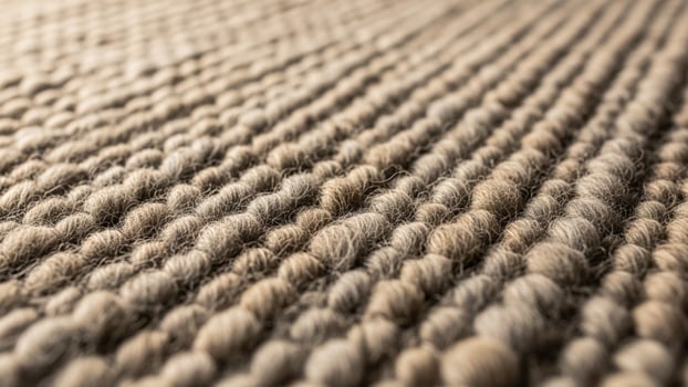 A close up of a rug with many different types of yarns photo