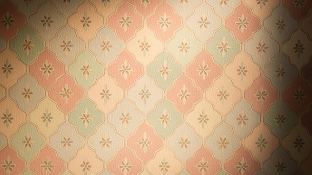A wallpaper with a pattern of flowers photo