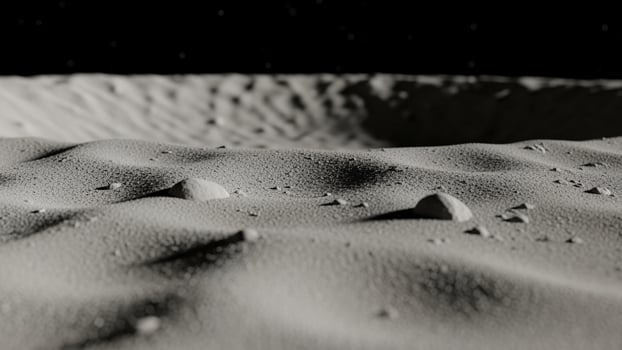 A close up of a small crater in the sand photo