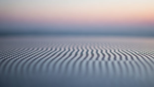 A close up of a wavy surface photo