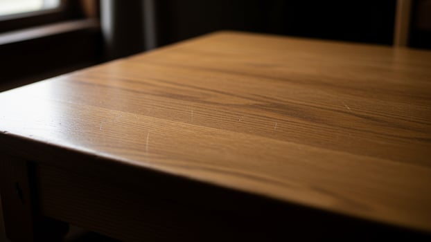 A cat sitting on a table photo