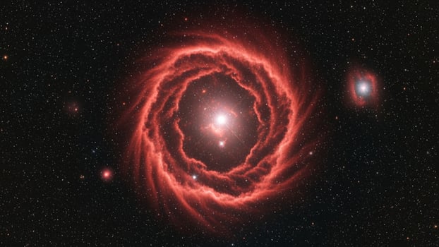 The spiral galaxy in the constellation of the bull photo