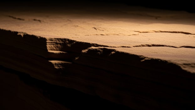 A close up of a rock that is sitting on the ground unique photo