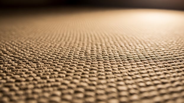 A close up of a carpet with a ligt shining on it photo