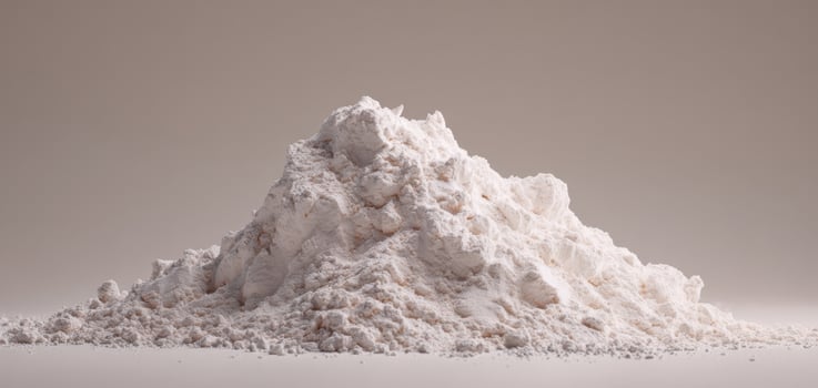 The Flour Pile Perfect for Baking and Culinary Creations. photo