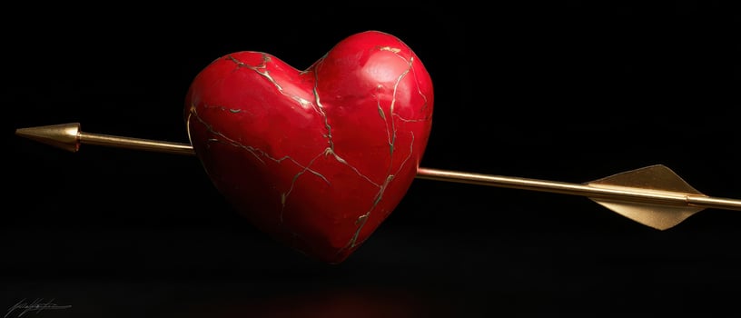 The Heart with an Arrow Symbolizing Love and Passion in Stunning Detail photo