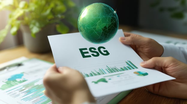 The ESG Report Highlighting Sustainable Business Practices Through Data and Analysis photo