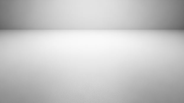 Empty room with white walls and floor photo
