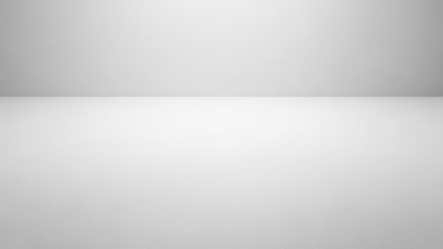 White room with gray walls and floor photo