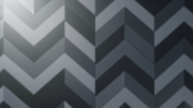 a sl a ck a nd white chevron p a ttern on a w a ll photo