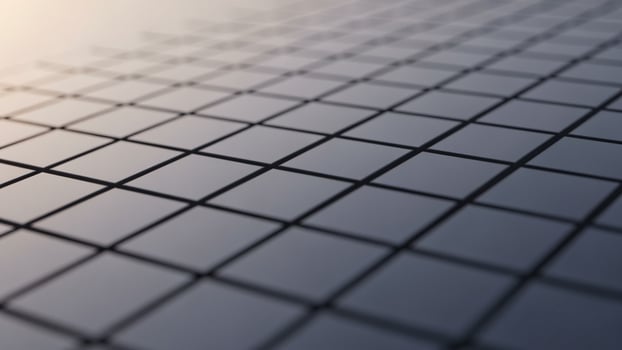 A close up of a grid of squares photo