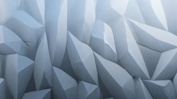 A 3d image of a wall with many different shapes photo