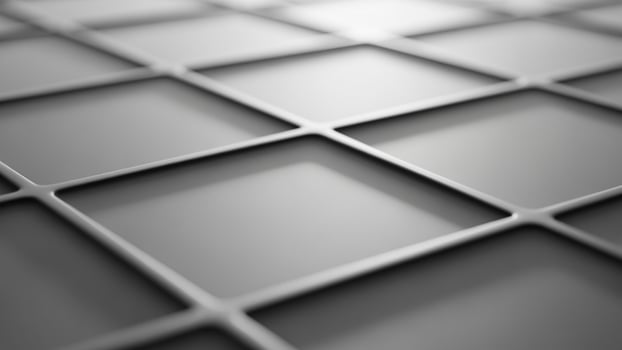 A close up of a grid of squares on a black surface photo