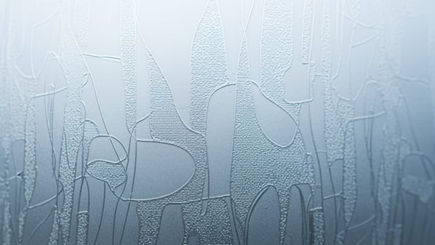 A white wall with a blue background photo