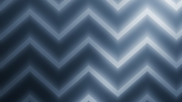 A blue and white chevron pattern background photo