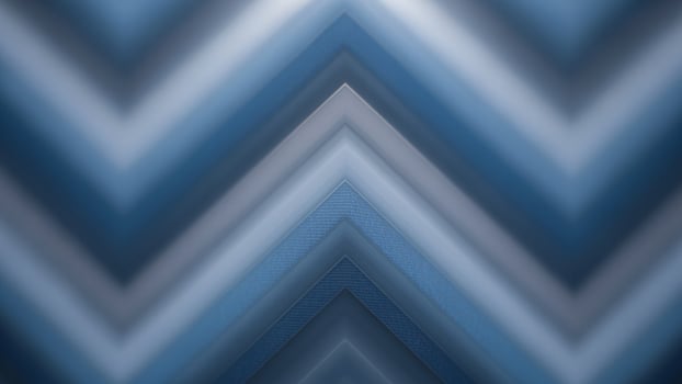 A blue and white chevron pattern photo