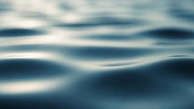 Water ripples on the surface of the ocean photo
