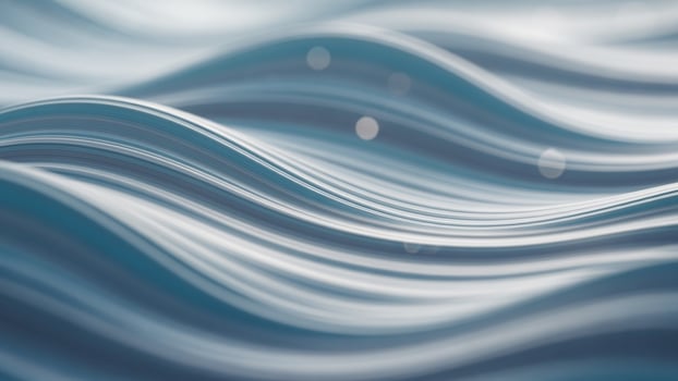 Abstract background of waves in blue water photo