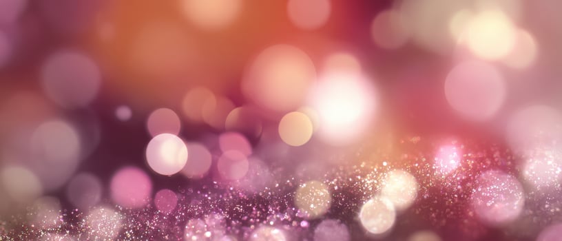 The enchanting sparkle of soft bokeh lights creating a warm atmosphere. photo