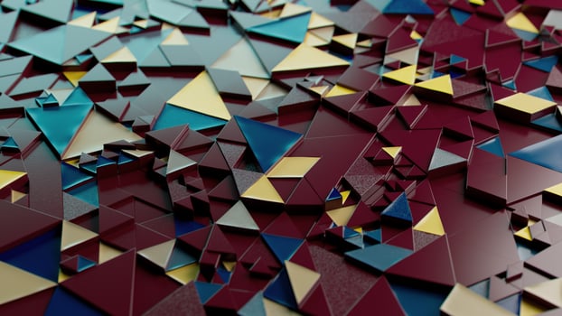 Geometric Harmony. A Vibrant Fusion of Shapes and Colors photo