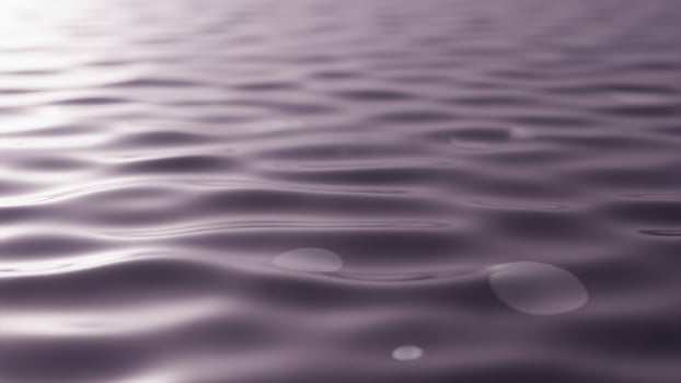 Water surface with bubbles and ripples photo