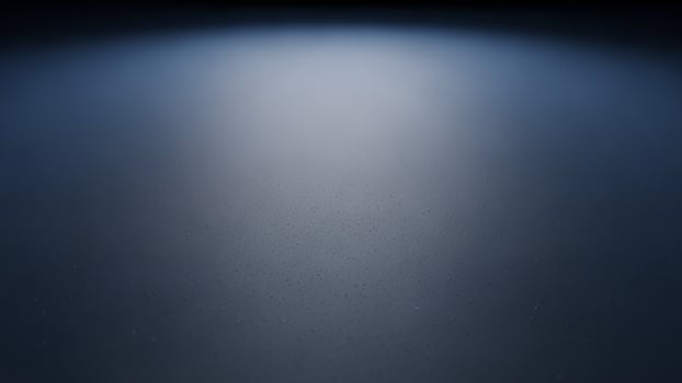 a d a rk room with a light shining on it photo