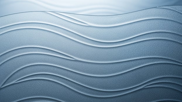 A blue background with waves and a wave pattern photo