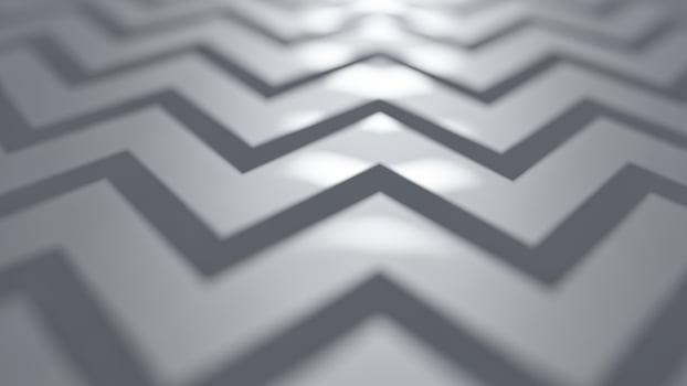 A 3d image of a zigzag pattern photo