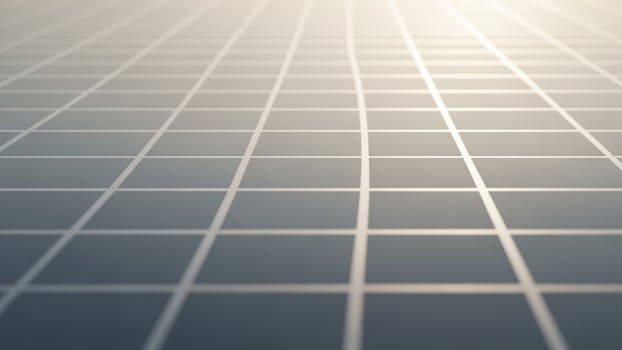 A grid of squares on a white background photo