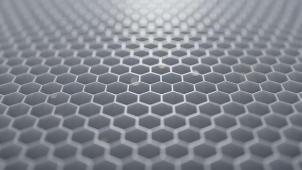 A hexagonal honeycomb pattern background photo