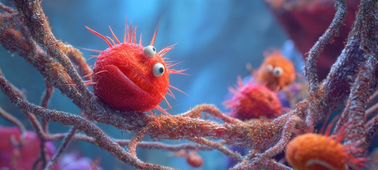 The Playful Underwater Creatures Featuring Brightly Colored Animated Characters photo