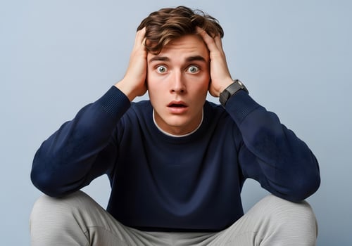 Gen Z's unfiltered shock embodies a visual symphony of raw emotion and unfiltered realism photo