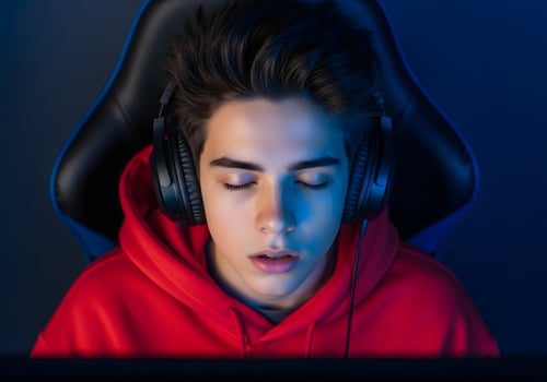 Capturing Gen Z's digital fatigue and immersive entertainment experience in a single frame photo