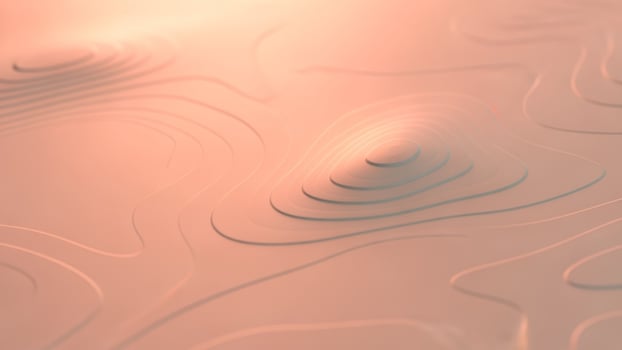A 3d rendering of a wavy surface photo