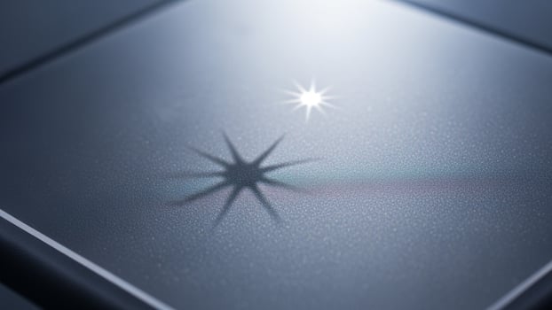 A close up of a cell phone screen with a star photo