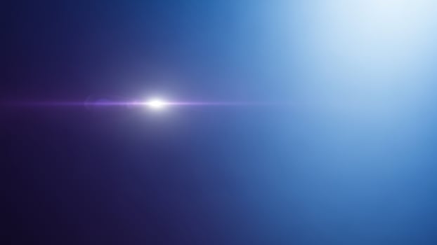 A bright light shines through a blue background photo