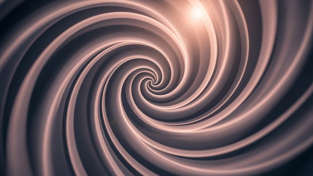 A spiral with a dark background photo