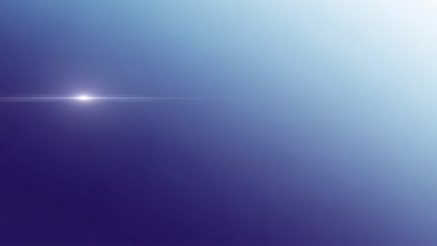 A blue and white background with a bright light photo