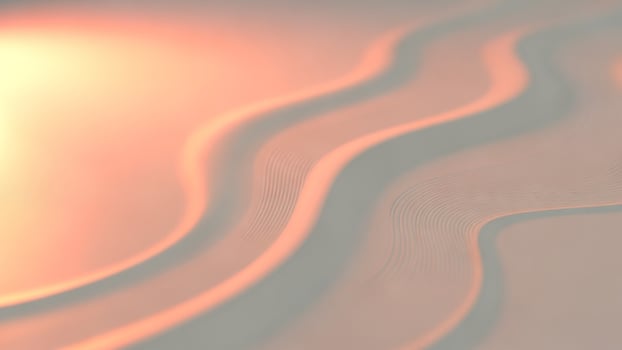 Abstract background with wavy lines and a sun photo