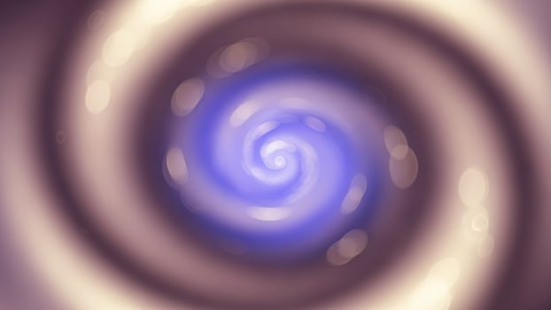 A spiral with a blue and purple swirl photo