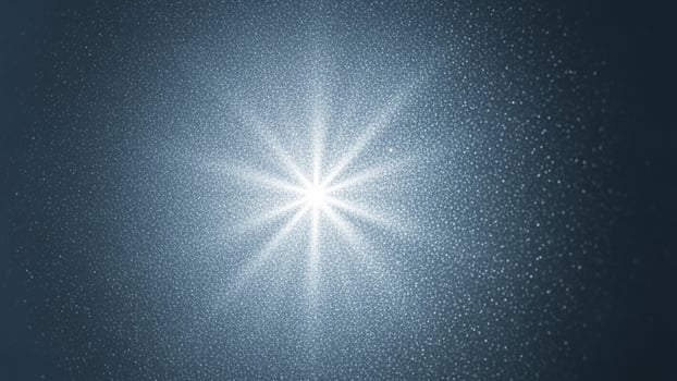 A starburst is shown in the dark sky photo
