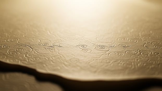 A close up of a piece of paper with a design photo