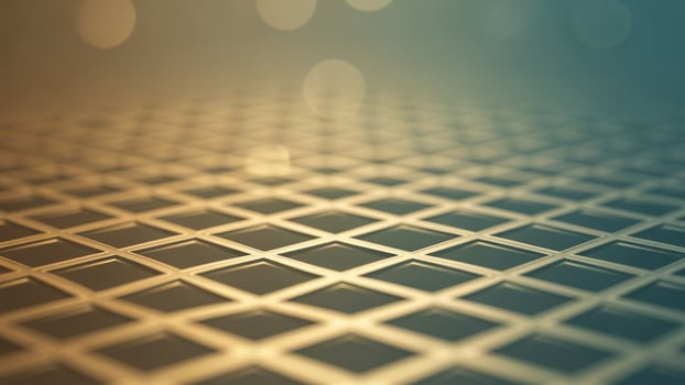 Abstract background with golden grid background photo