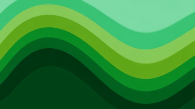 A green and green wave pattern on a blue background photo