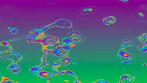 A colorful abstract image of bubbles and bubbles photo