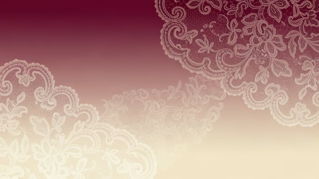 A beautiful background with lace and flowers photo